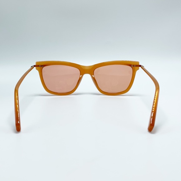 NIB $410 Derek Lam Viven Cat Eye Sunglasses in Amber - Picture 6 of 10